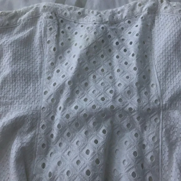 White House Black Market Ivory Eyelet Dress - Picture 1 of 4